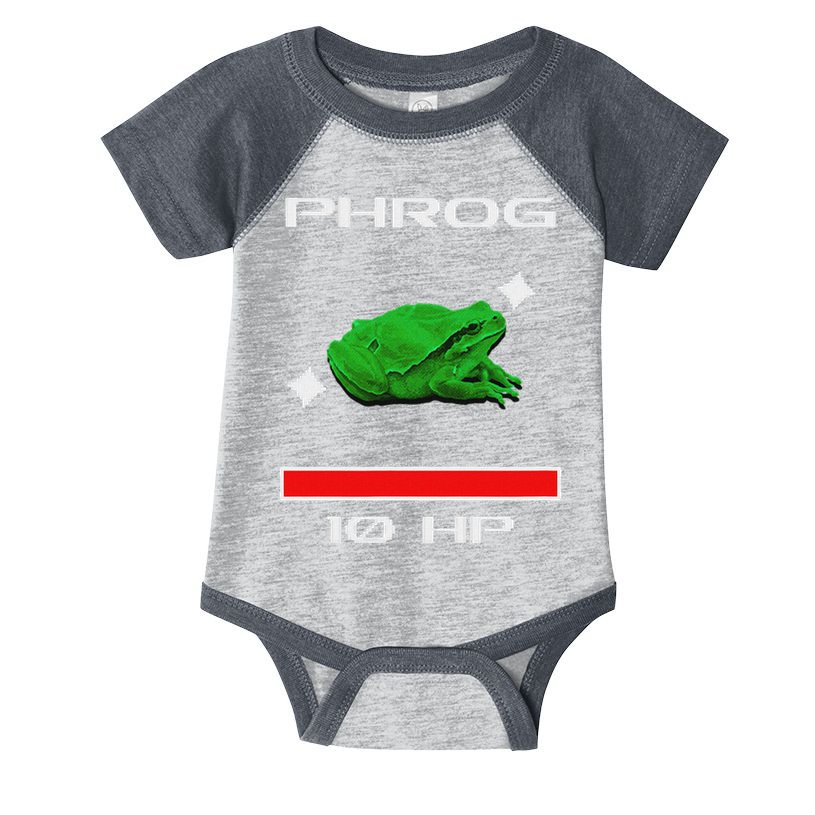 Phrog Frog Videogame Funny Meme Game Infant Baby Jersey Bodysuit