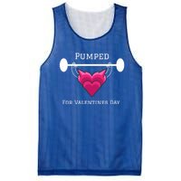 Pumped For Valentines Day Gym Workout Fitness Lover Great Gift Mesh Reversible Basketball Jersey Tank