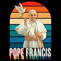 Pope Francis Vatican Catholic Saint .Png Sweatshirt