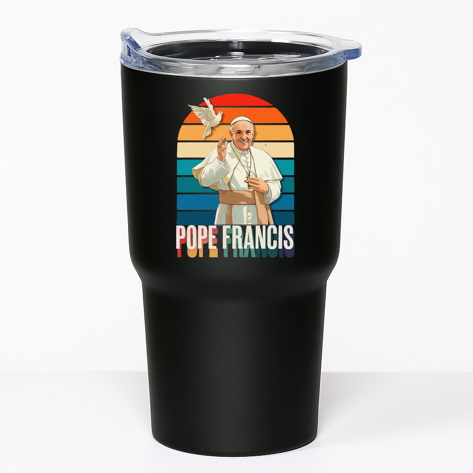 Pope Francis Vatican Catholic Saint .Png Tumbler