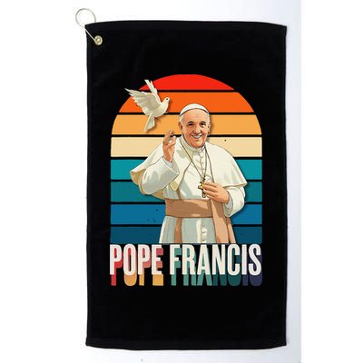 Pope Francis Vatican Catholic Saint .Png Golf Towel