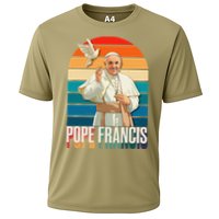 Pope Francis Vatican Catholic Saint .Png Cooling Performance Crew T-Shirt