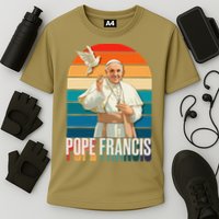 Pope Francis Vatican Catholic Saint .Png Cooling Performance Crew T-Shirt