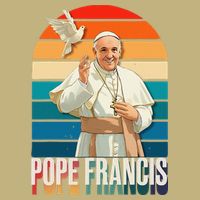 Pope Francis Vatican Catholic Saint .Png Cooling Performance Crew T-Shirt