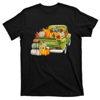 Pumpkin Fall Vintage Truck T-Shirt