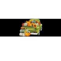 Pumpkin Fall Vintage Truck Bumper Sticker