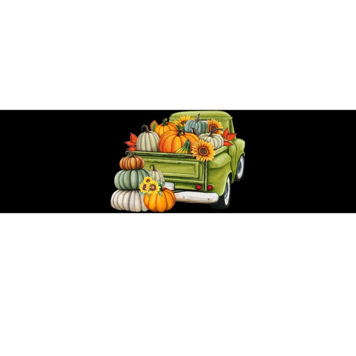 Pumpkin Fall Vintage Truck Bumper Sticker