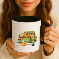 Pumpkin Fall Vintage Truck Mug