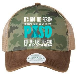 Ptsd Fighter Warrior Teal Ribbon Ptsd Awareness Gift Legacy Tie Dye Trucker Hat