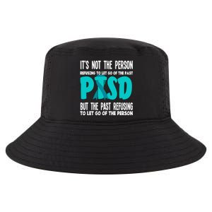 Ptsd Fighter Warrior Teal Ribbon Ptsd Awareness Gift Cool Comfort Performance Bucket Hat