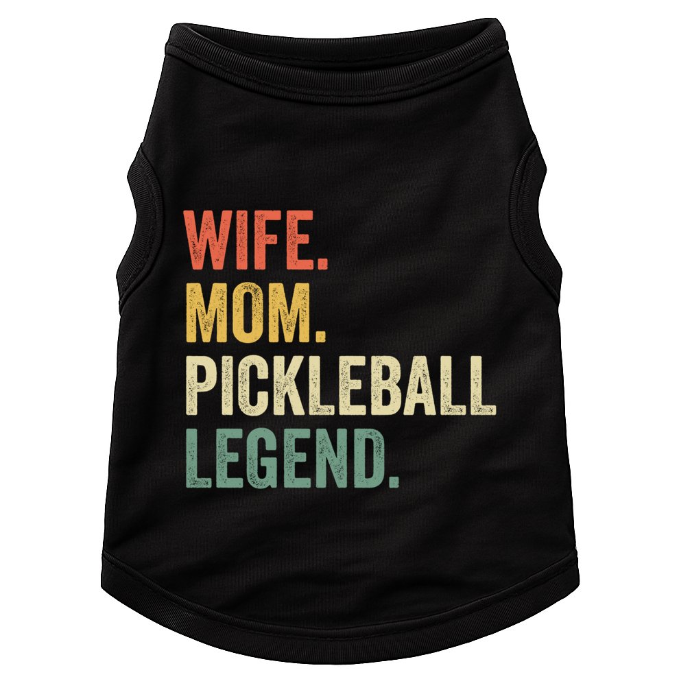 Pickleball Funny Wife Mom Legend Vintage MotherS Day Gift Doggie Tank