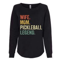 Pickleball Funny Wife Mom Legend Womens California Wash Sweatshirt