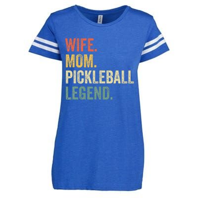 Pickleball Funny Wife Mom Legend Enza Ladies Jersey Football T-Shirt