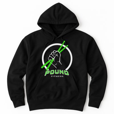 Pound Fitness With Drumsticks Graphic Hoodie