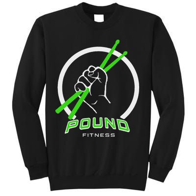 Pound Fitness With Drumsticks Graphic Sweatshirt