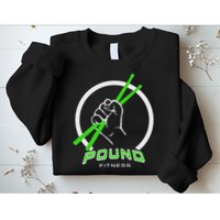 Pound Fitness With Drumsticks Graphic Sweatshirt