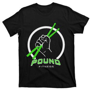 Pound Fitness With Drumsticks Graphic T-Shirt