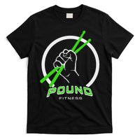 Pound Fitness With Drumsticks Graphic T-Shirt