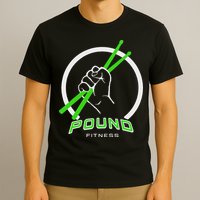 Pound Fitness With Drumsticks Graphic T-Shirt