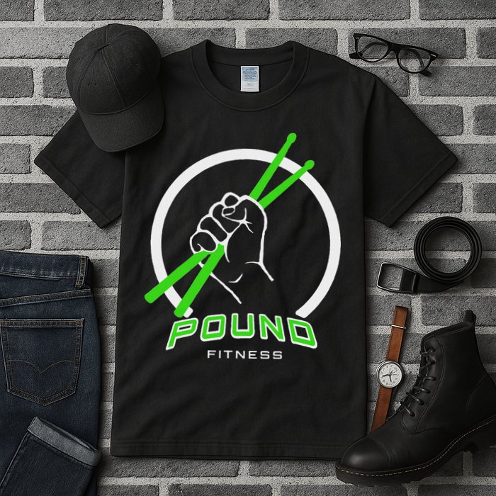 Pound Fitness With Drumsticks Graphic Tall T-Shirt