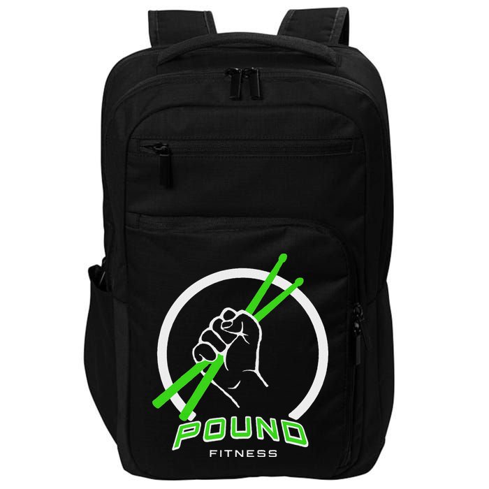 Pound Fitness With Drumsticks Graphic Impact Tech Backpack