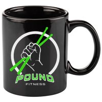 Pound Fitness With Drumsticks Graphic 11oz C Handle Ceramic Mug