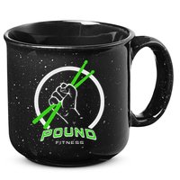 Pound Fitness With Drumsticks Graphic 15oz Campfire Ceramic Mug
