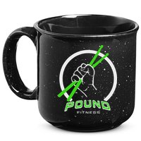 Pound Fitness With Drumsticks Graphic 15oz Campfire Ceramic Mug