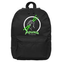 Pound Fitness With Drumsticks Graphic 16 in Basic Backpack