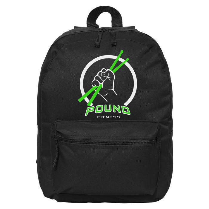 Pound Fitness With Drumsticks Graphic 16 in Basic Backpack