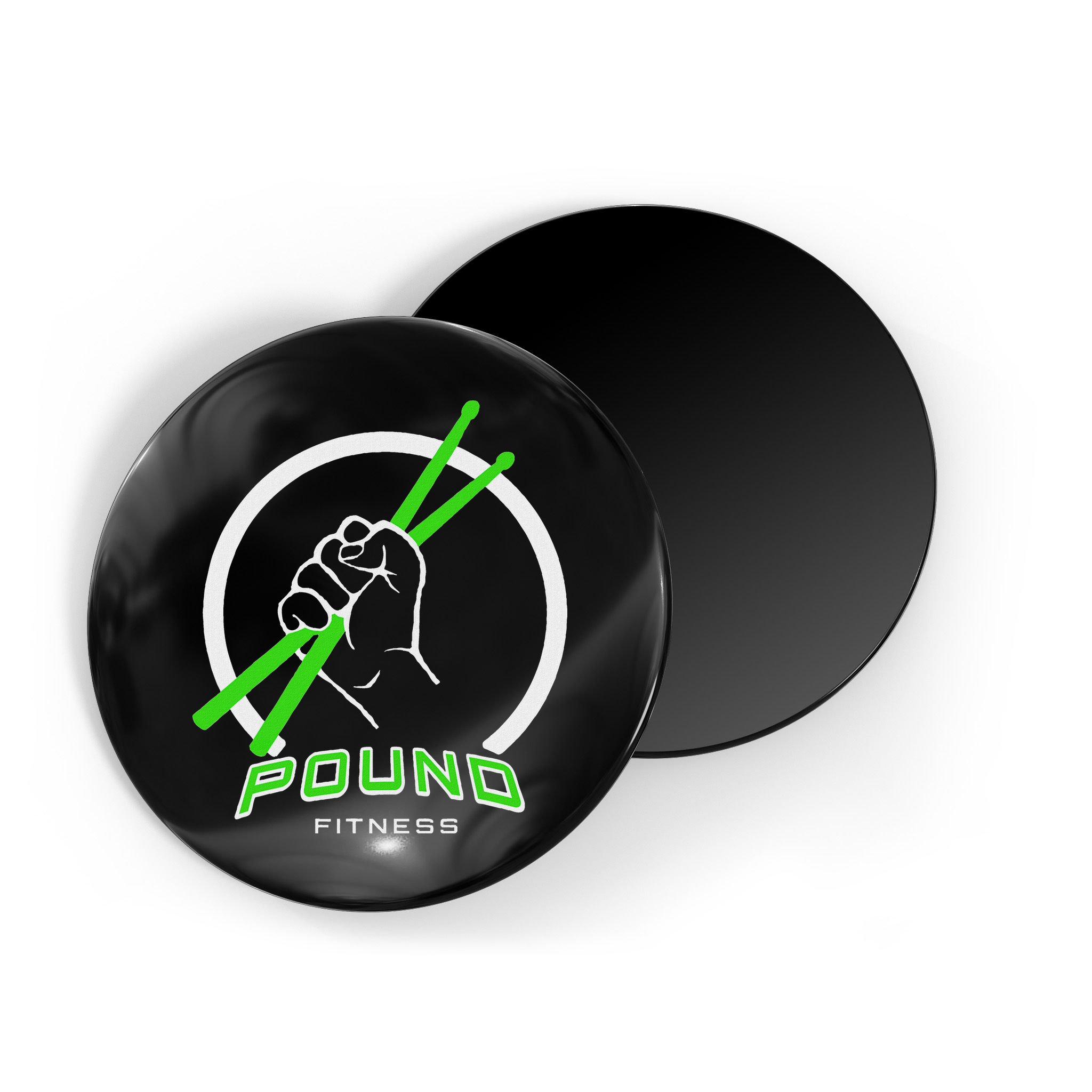 Pound Fitness With Drumsticks Graphic Magnet