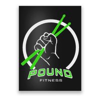 Pound Fitness With Drumsticks Graphic Poster