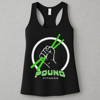 Pound Fitness With Drumsticks Graphic Womens Tank Top