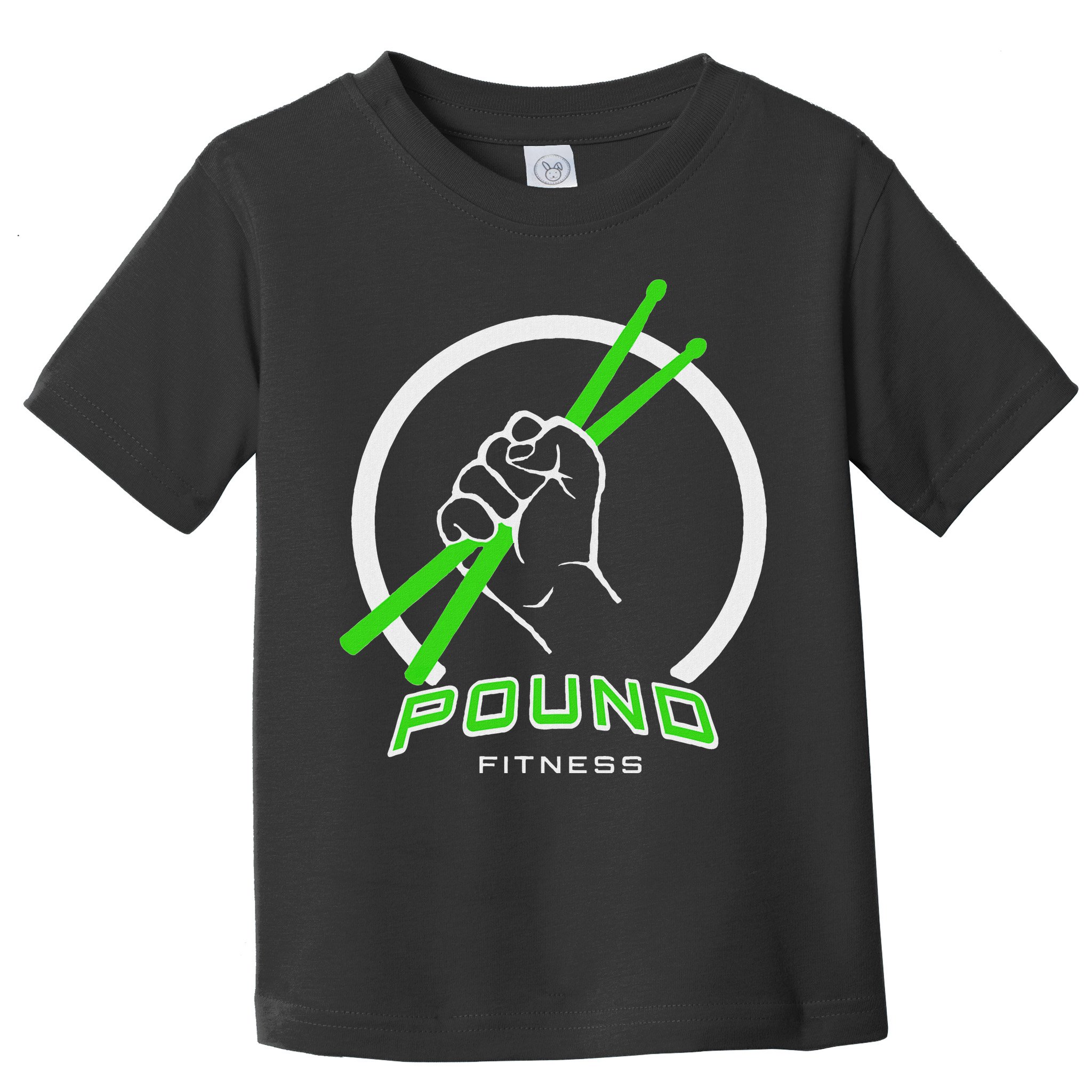 Pound Fitness With Drumsticks Graphic Toddler T-Shirt