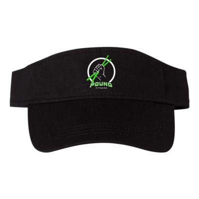 Pound Fitness With Drumsticks Graphic Visor