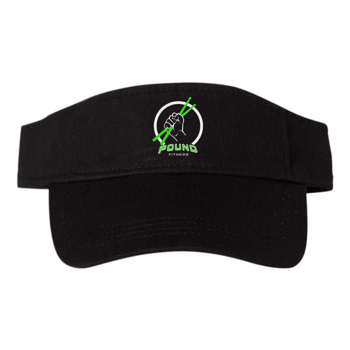 Pound Fitness With Drumsticks Graphic Visor