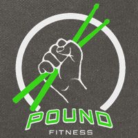 Pound Fitness With Drumsticks Graphic Cotton Canvas Backpack