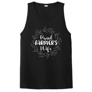 Proud FarmerS Wife Of A Farmer Wife Farm Wife Gift PosiCharge Competitor Tank