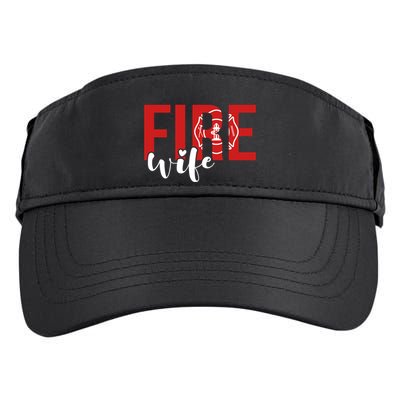 Proud Fire Wife Of Firefighter Wife Fire Wife Cool Gift Adult Drive Performance Visor
