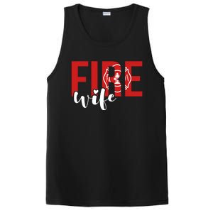 Proud Fire Wife Of Firefighter Wife Fire Wife Cool Gift PosiCharge Competitor Tank