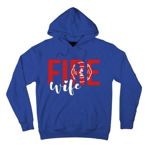 Proud Fire Wife Of Firefighter Wife Fire Wife Cool Gift Hoodie