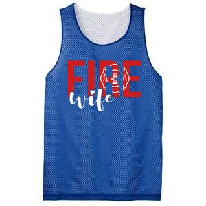 Proud Fire Wife Of Firefighter Wife Fire Wife Cool Gift Mesh Reversible Basketball Jersey Tank