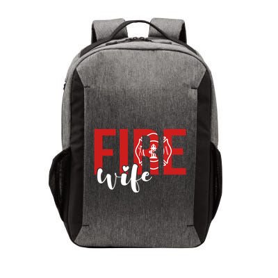 Proud Fire Wife Of Firefighter Wife Fire Wife Cool Gift Vector Backpack