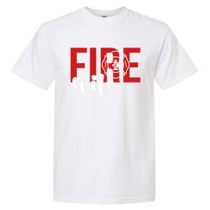 Proud Fire Wife Of Firefighter Wife Fire Wife Cool Gift Garment-Dyed Heavyweight T-Shirt