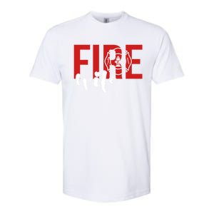 Proud Fire Wife Of Firefighter Wife Fire Wife Cool Gift Softstyle CVC T-Shirt