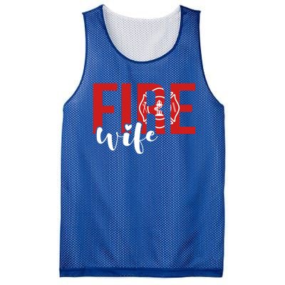 Proud Fire Wife Of Firefighter Wife Fire Wife Gift Mesh Reversible Basketball Jersey Tank