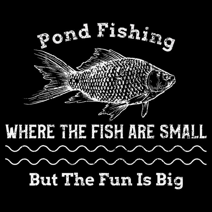 Pond Fishing Where The Fish Are Small But The Fun Is Big 16 in Basic Backpack