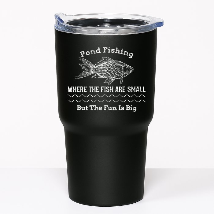 Pond Fishing Where The Fish Are Small But The Fun Is Big Tumbler