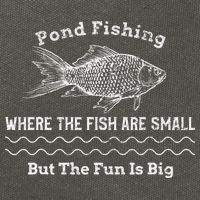 Pond Fishing Where The Fish Are Small But The Fun Is Big Cotton Canvas Backpack