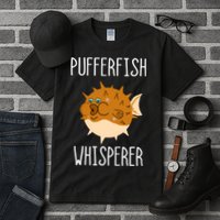 Puffer Fish Whisperer Buffer Fish Whisperer Ocean Fugo Fish Tall T-Shirt